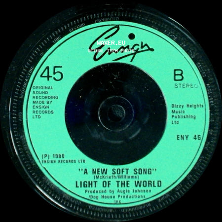 Light Of The World - I Shot The Sheriff / A New Soft Song side B