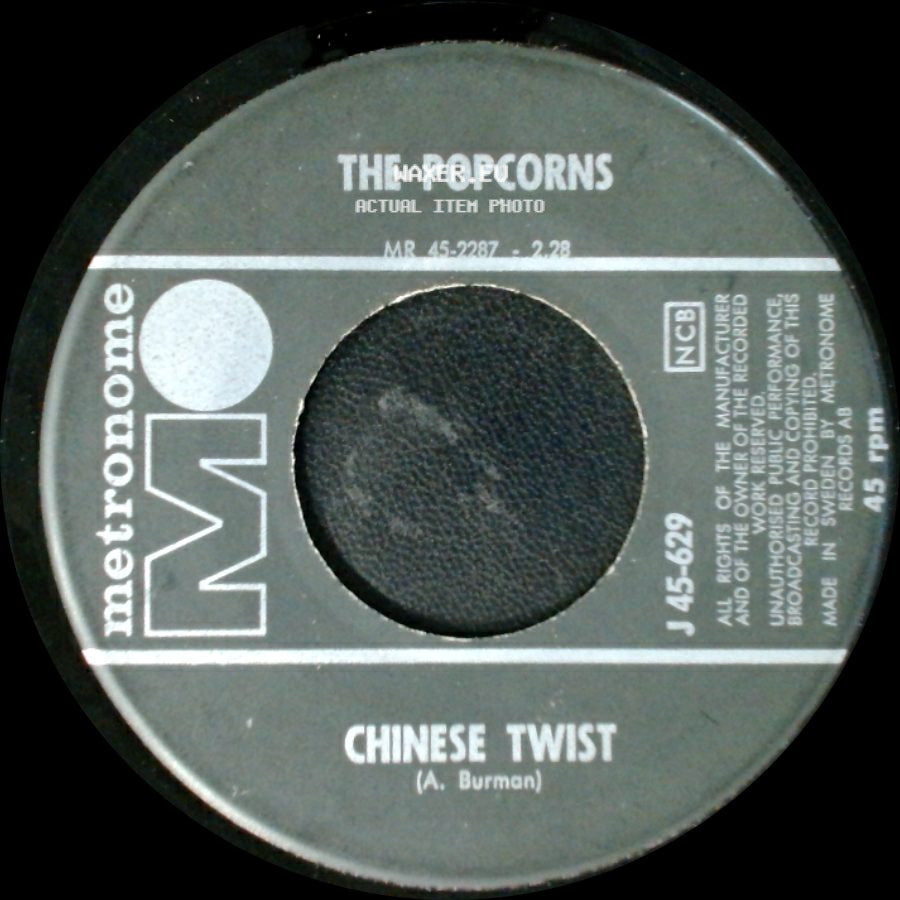 The Popcorns - Chinese Twist / Zero-Zero side A