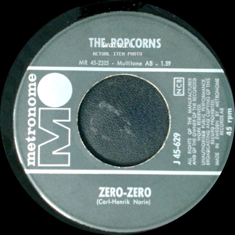 The Popcorns - Chinese Twist / Zero-Zero side B