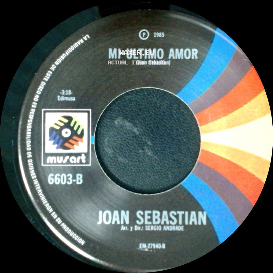 Joan Sebastian - Mi Ultimo Amor / Veinticinco Rosas side A