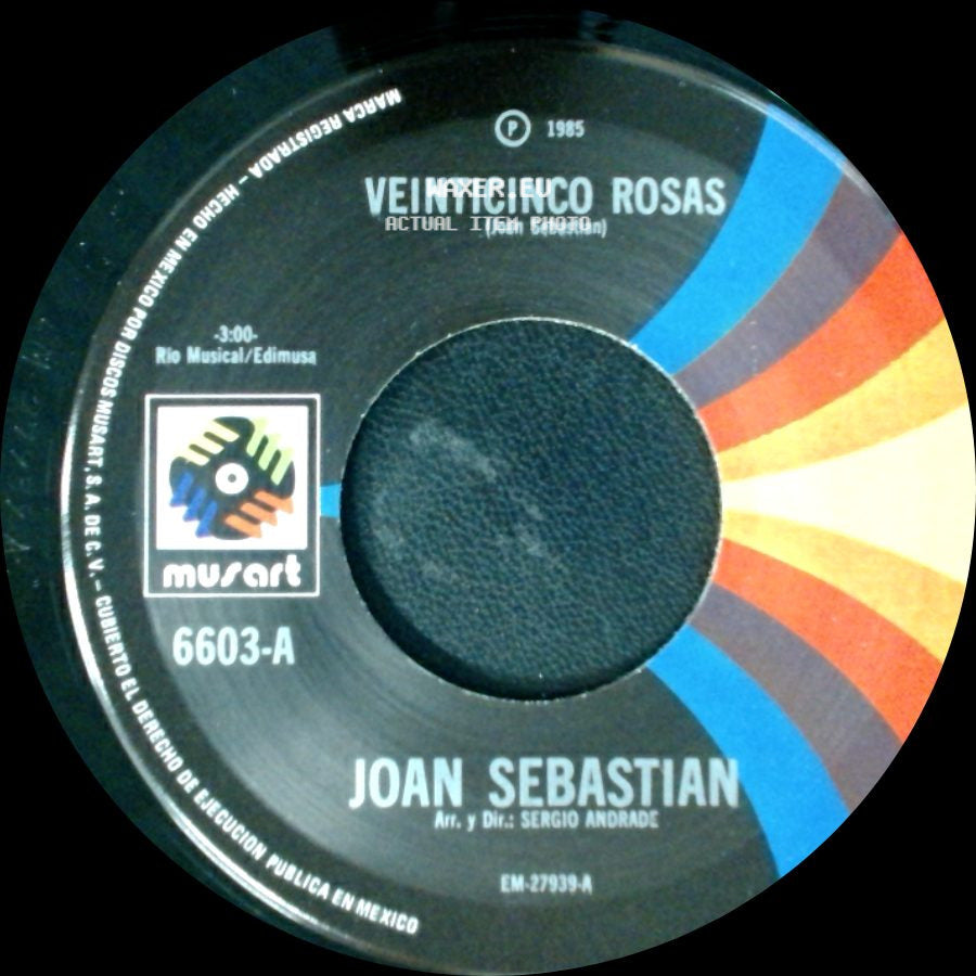 Joan Sebastian - Mi Ultimo Amor / Veinticinco Rosas side B