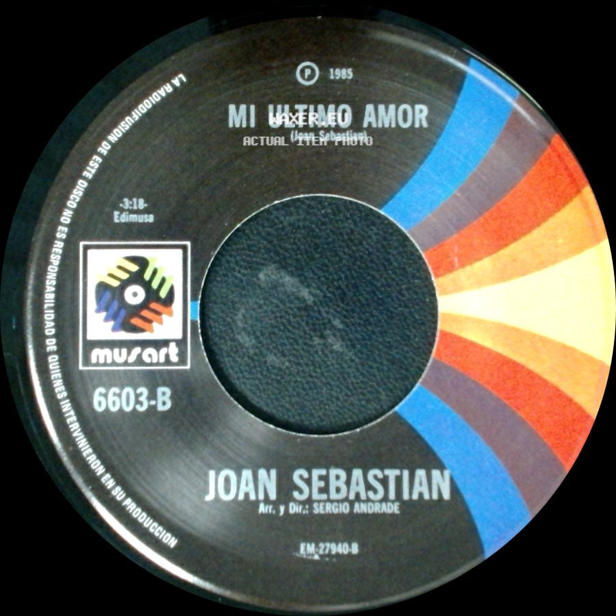 Joan Sebastian - Mi Ultimo Amor / Veinticinco Rosas side A
