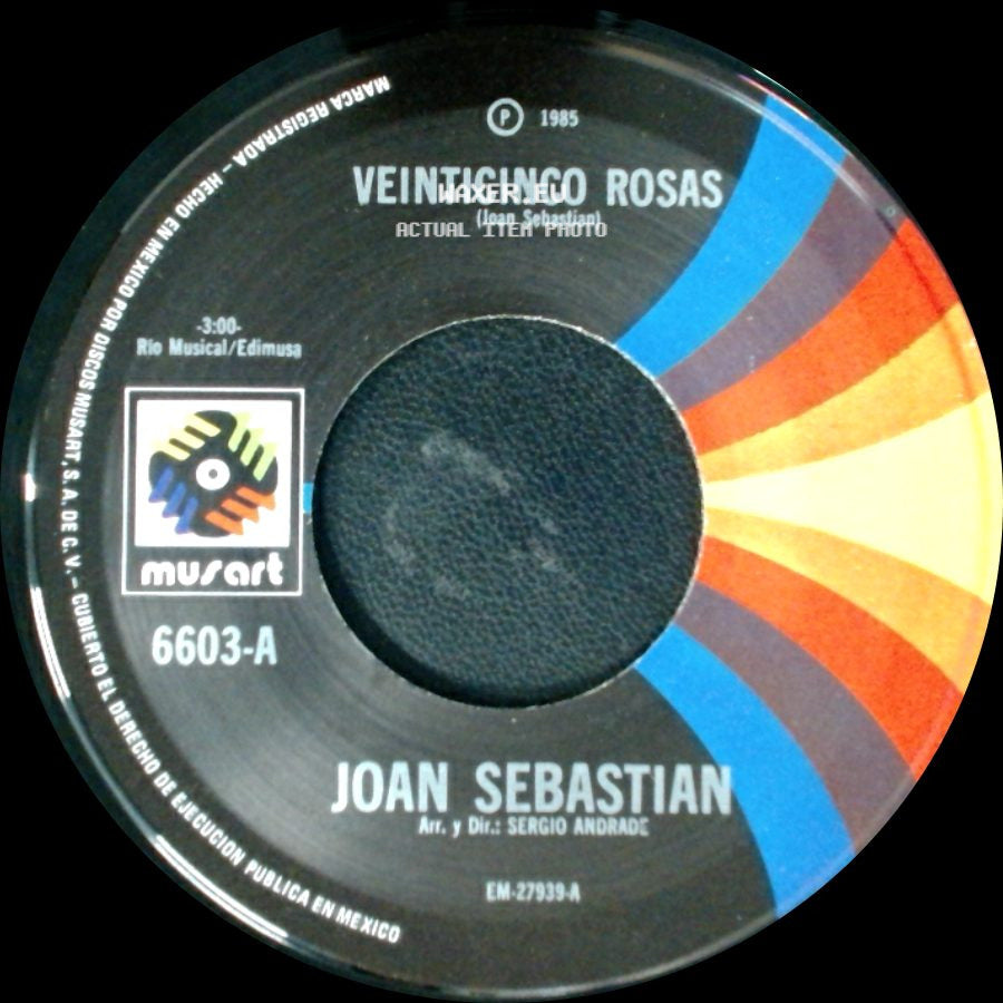 Joan Sebastian - Mi Ultimo Amor / Veinticinco Rosas side B