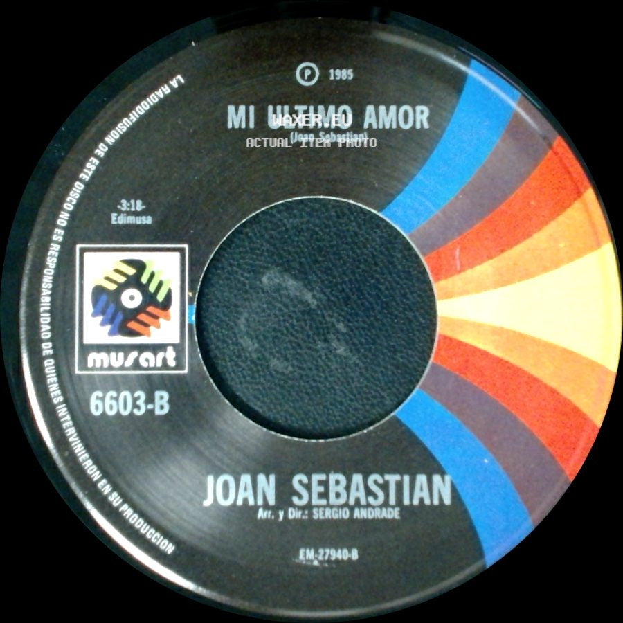 Joan Sebastian - Mi Ultimo Amor / Veinticinco Rosas side A