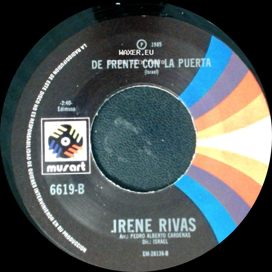 Irene Rivas - De Frente Con La Puerta / Adios Y Bienvenida side A