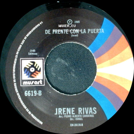 Irene Rivas - De Frente Con La Puerta / Adios Y Bienvenida side A