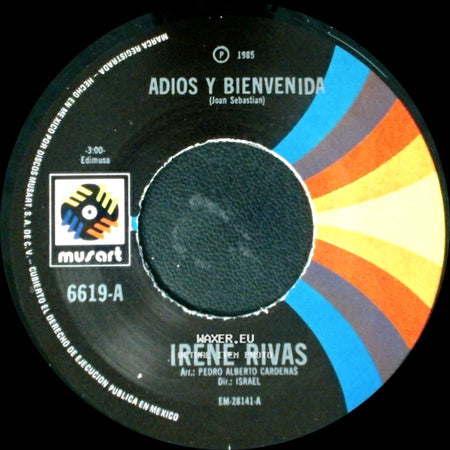 Irene Rivas - De Frente Con La Puerta / Adios Y Bienvenida side B