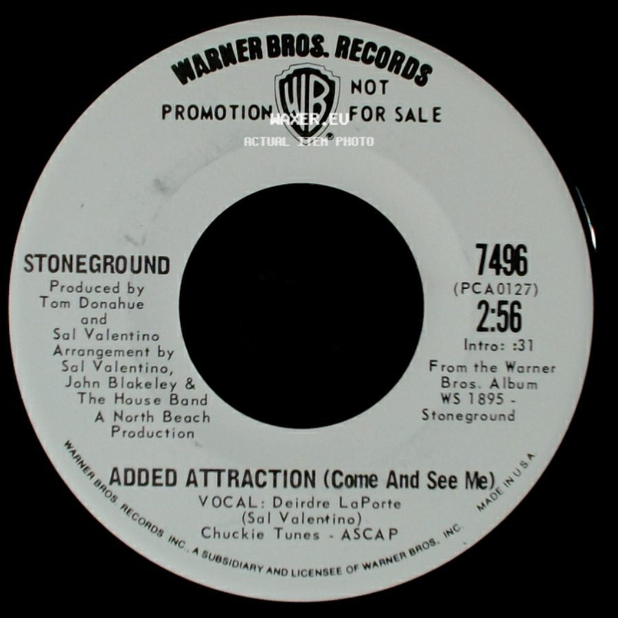 Stoneground - Added Attraction (Come And See Me) / Looking For You side A