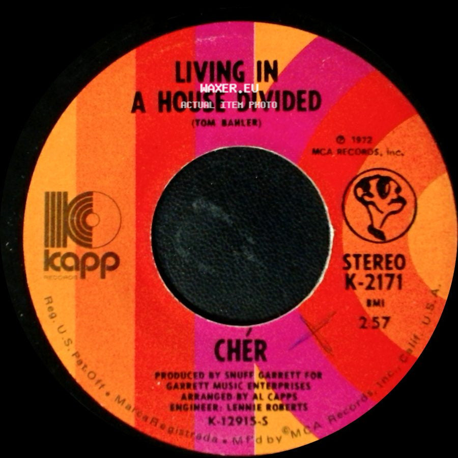 Chér / Cher - One Honest Man / Living In A House Divided side B