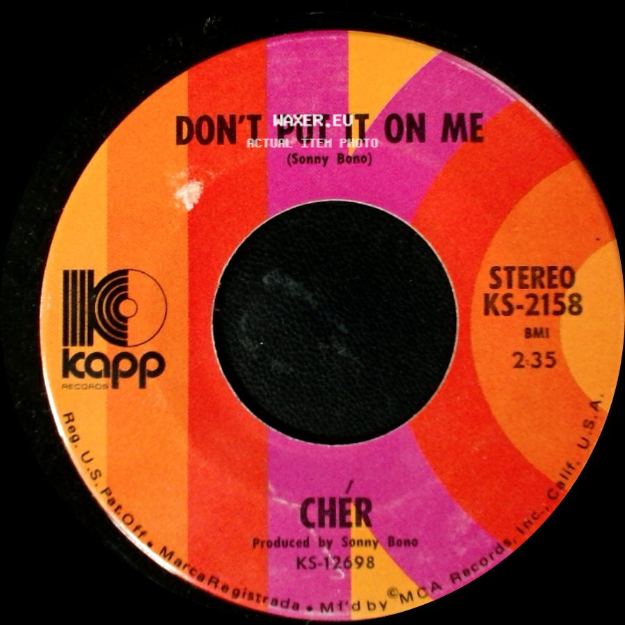 Chér - Don't Put It On Me / The Way Of Love side A