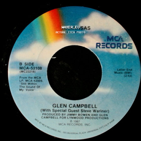Glen Campbell / Glen Campbell (With Special Guest Steve Wariner) - The Hand That Rocks The Cradle / Arkansas side B