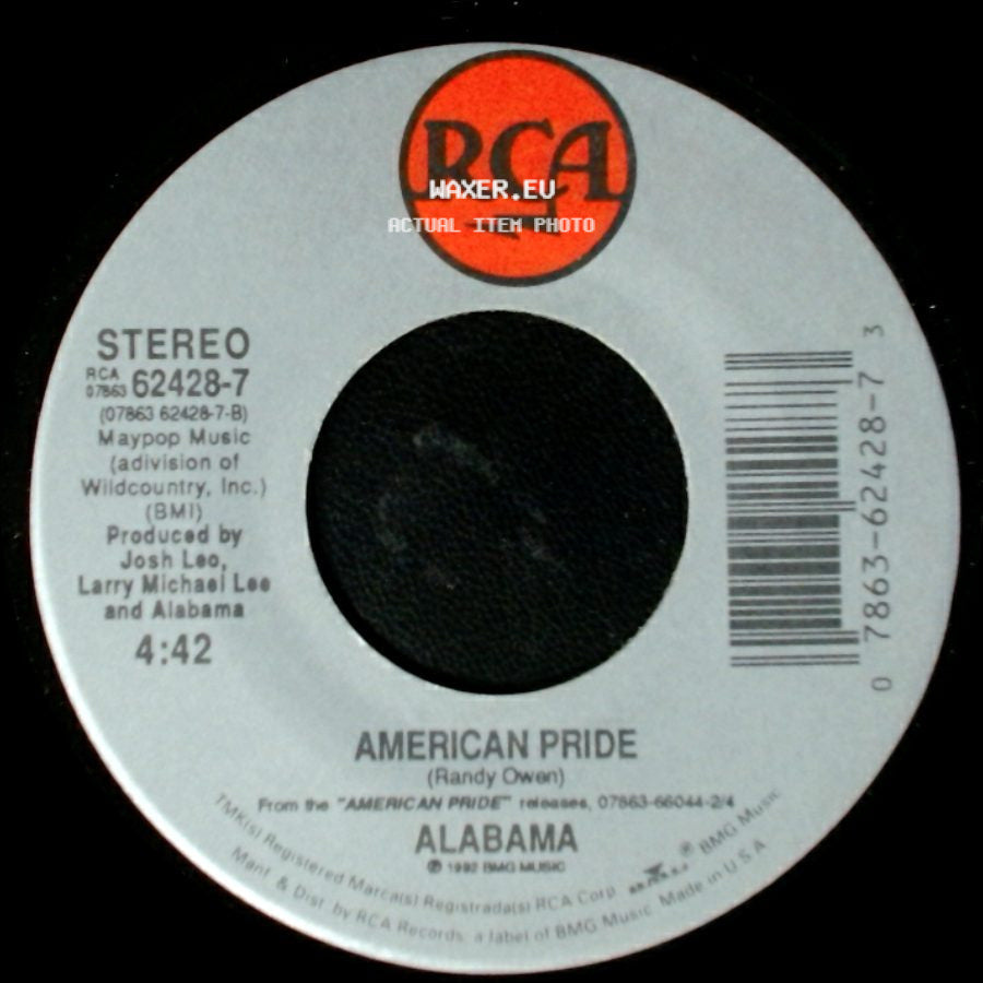 Alabama - American Pride / Once Upon A Lifetime side A
