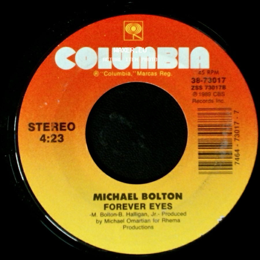 Michael Bolton - How Am I Supposed To Live Without You / Forever Eyes side B