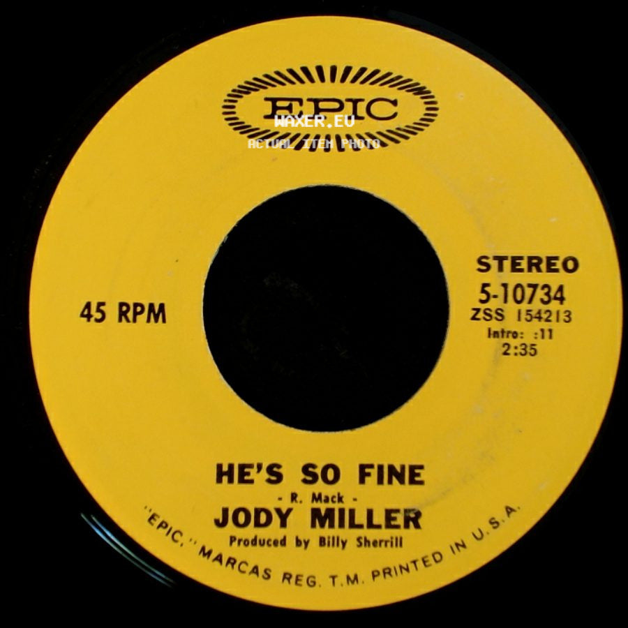 Jody Miller - You Number Two / He's So Fine side B