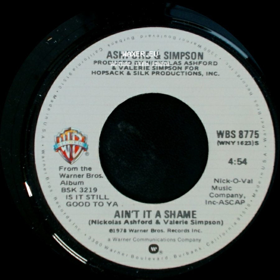 Ashford & Simpson - Ain't It A Shame / Flashback side A