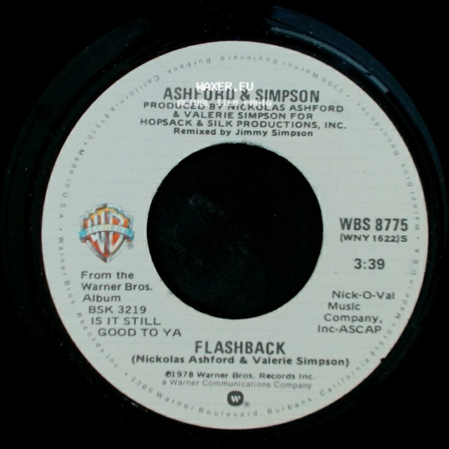 Ashford & Simpson - Ain't It A Shame / Flashback side B