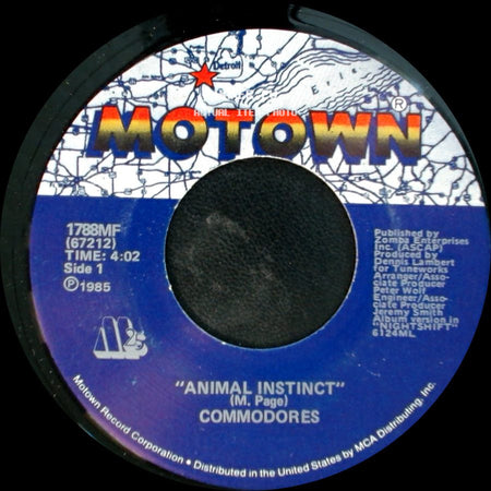 Commodores - Animal Instinct / Lightin' Up The Night side A