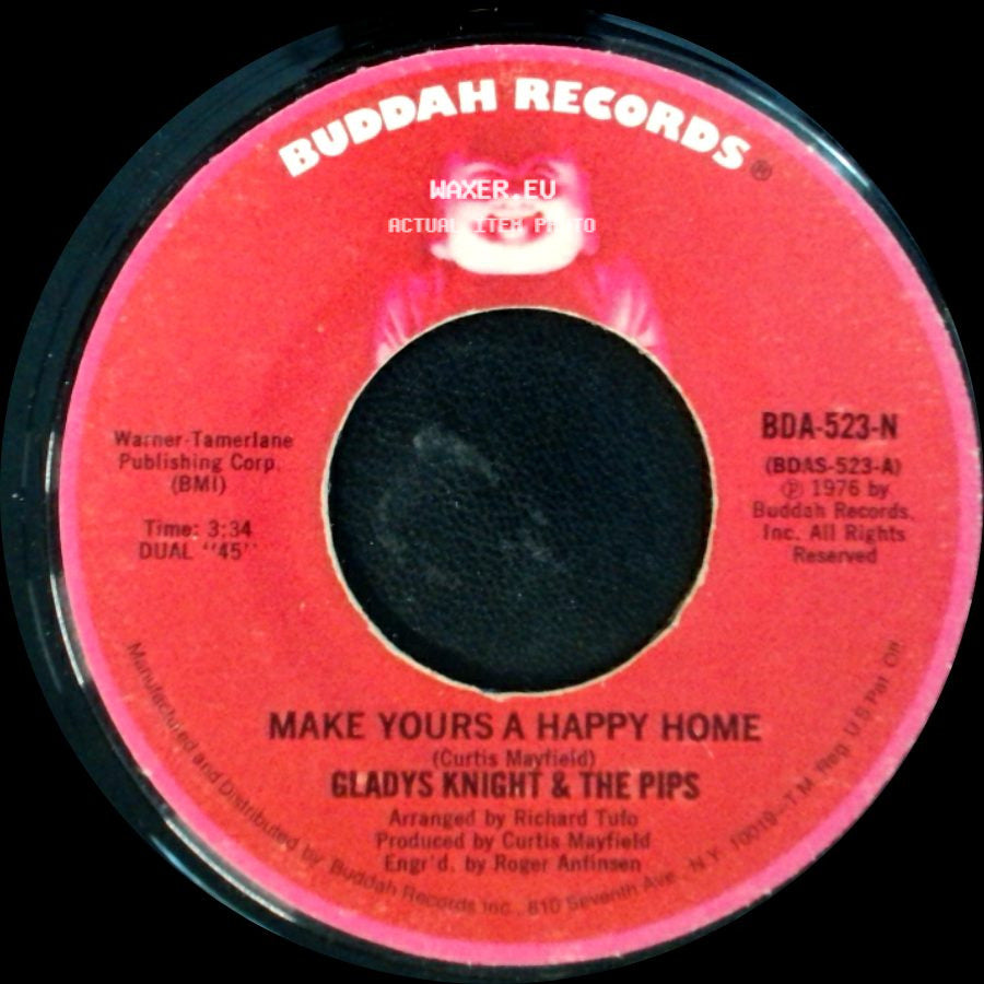 Gladys Knight & The Pips - The Going Ups And The Coming Downs / Make Yours A Happy Home side B