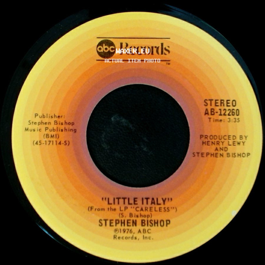 Stephen Bishop - On And On / Little Italy side B