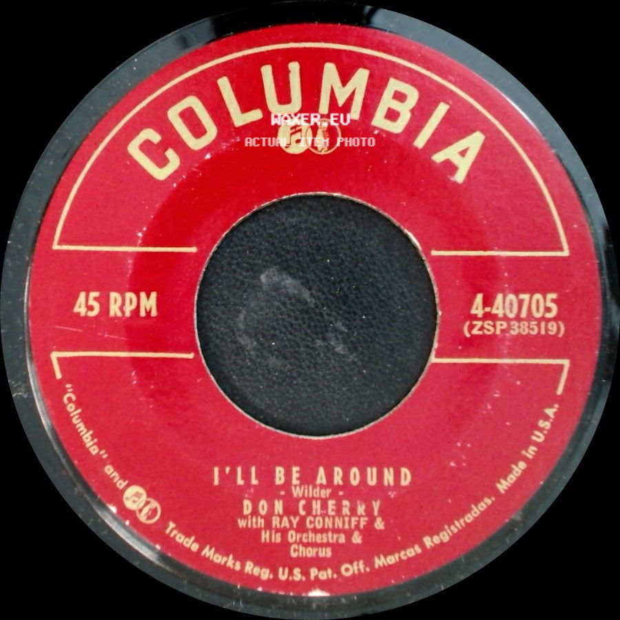 Don Cherry With Ray Conniff & His Orchestra & Chorus - Ghost Town / I'll Be Around side B