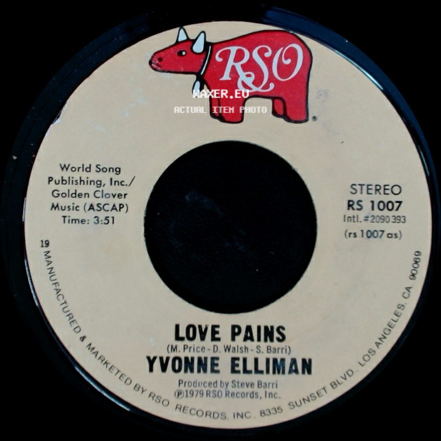 Yvonne Elliman - Love Pains / Rock Me Slowly side A