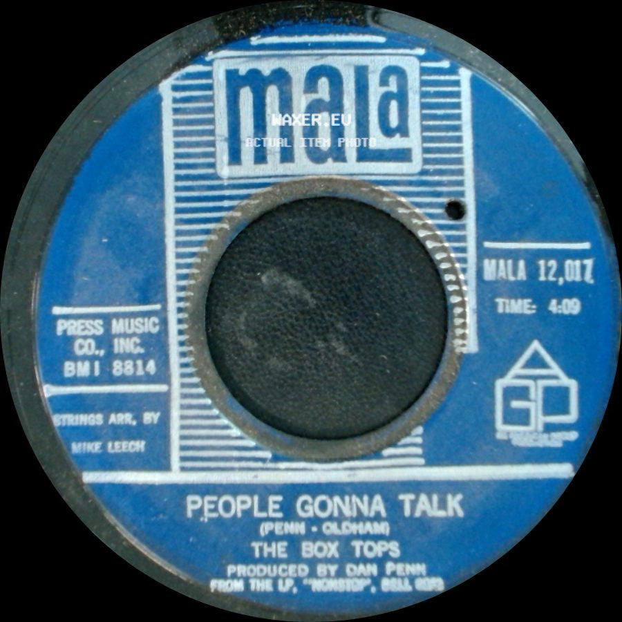 The Box Tops - People Gonna Talk / I Met Her In Church side A
