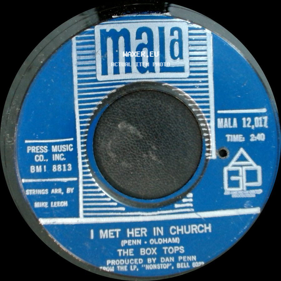 The Box Tops - People Gonna Talk / I Met Her In Church side B