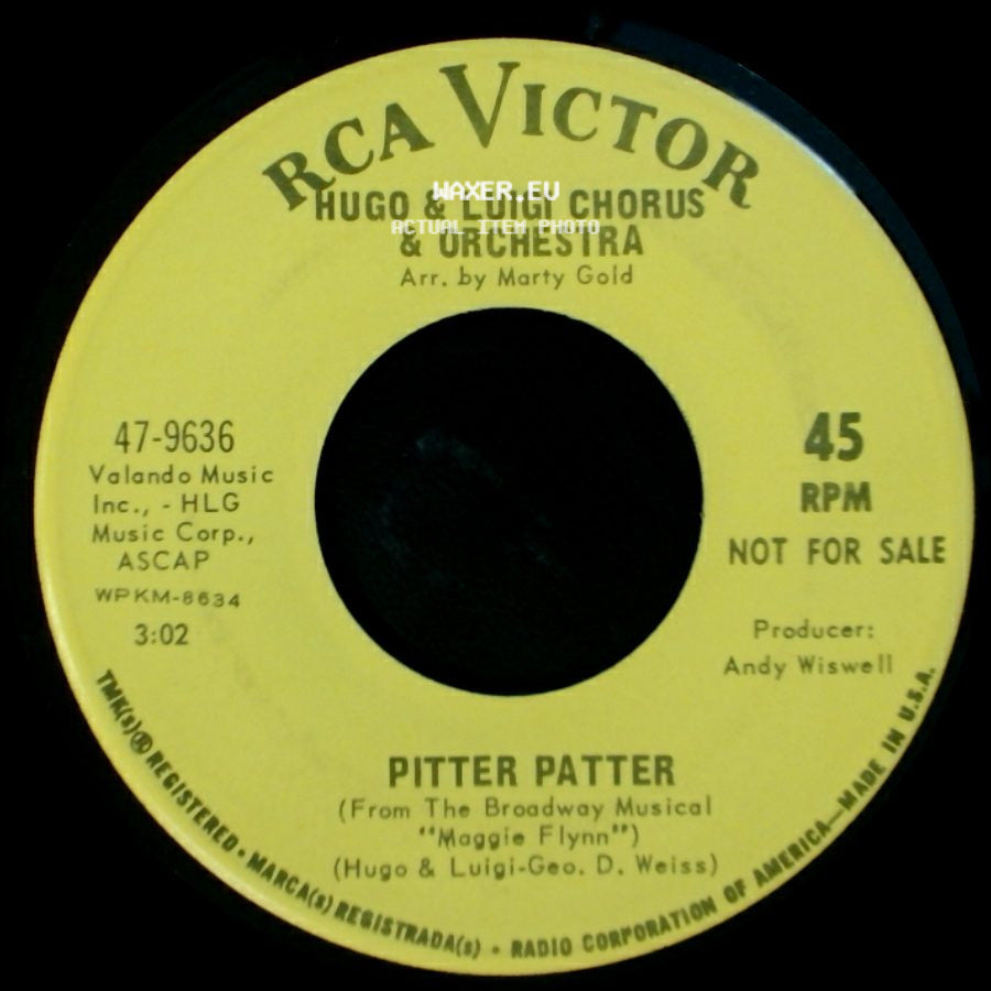 Hugo & Luigi Chorus & Orchestra - Maggie Flynn / Pitter Patter side B