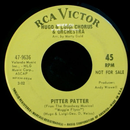 Hugo & Luigi Chorus & Orchestra - Maggie Flynn / Pitter Patter side B