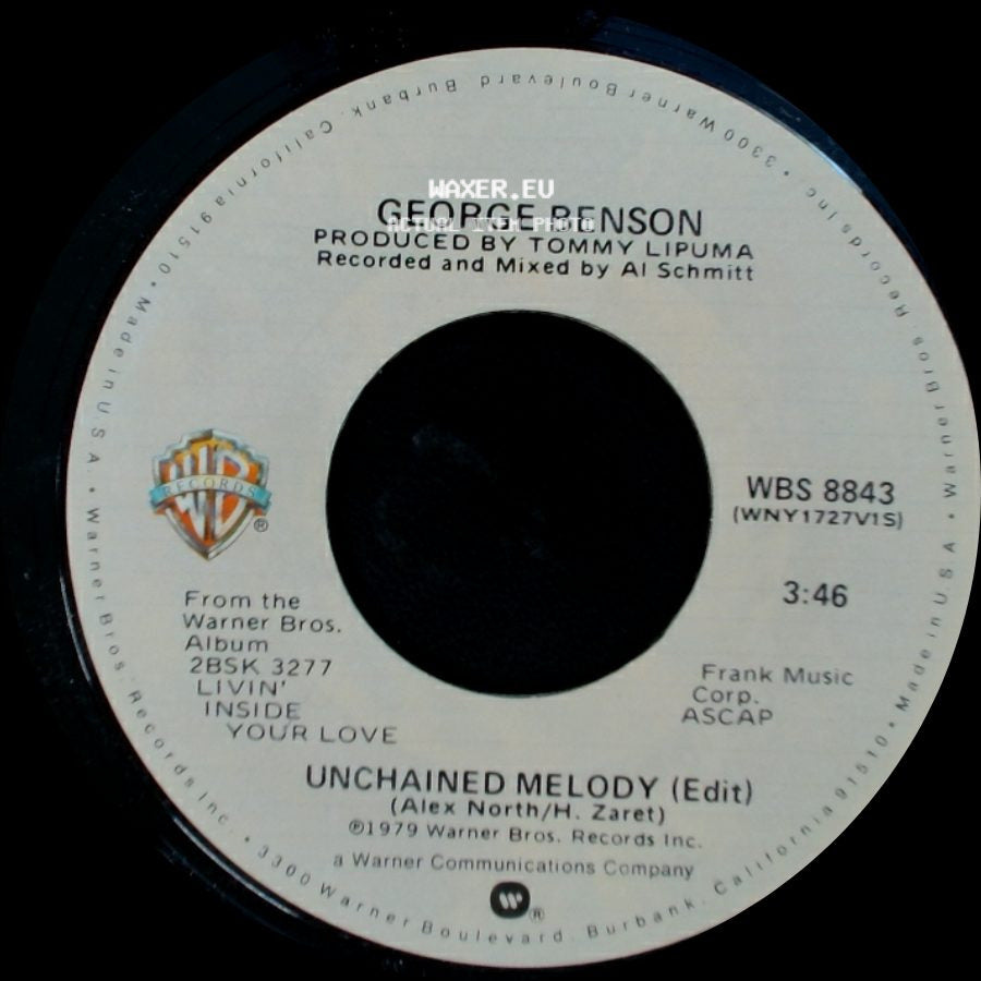 George Benson - Unchained Melody (Edit) / Before You Go (Edit) side A