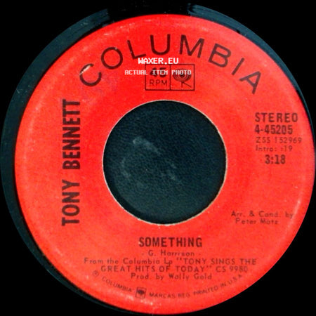 Tony Bennett - Something / Think How It's Gonna Be side A