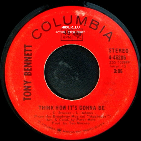 Tony Bennett - Something / Think How It's Gonna Be side B