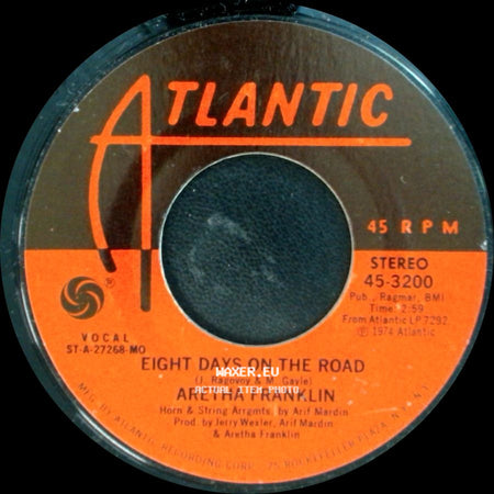 Aretha Franklin - Ain't Nothing Like The Real Thing / Eight Days On The Road side B
