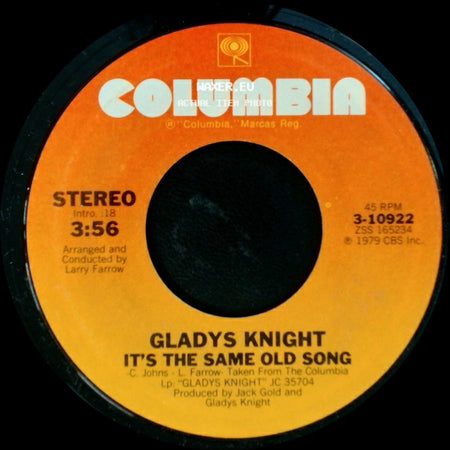 Gladys Knight - It's The Same Old Song / Am I Too Late side A