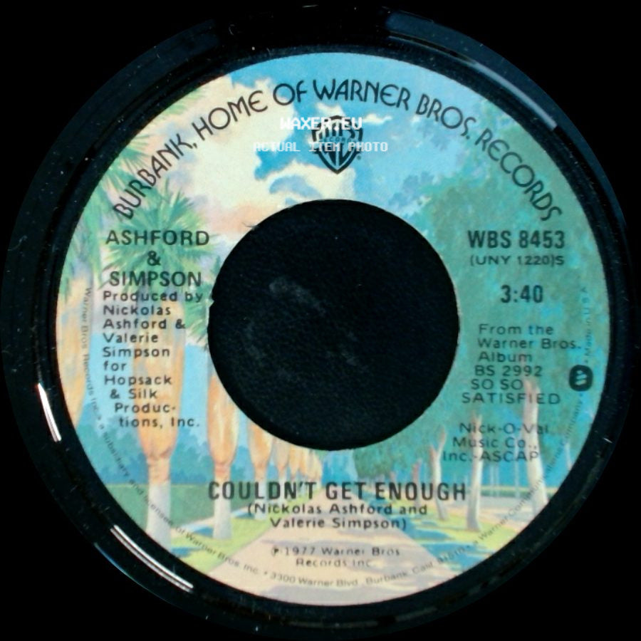 Ashford & Simpson - Couldn't Get Enough / Send It side A
