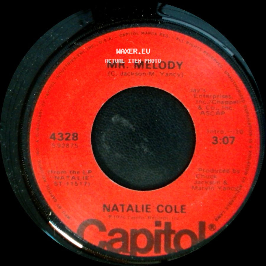 Natalie Cole - Mr. Melody / Not Like Mine side A