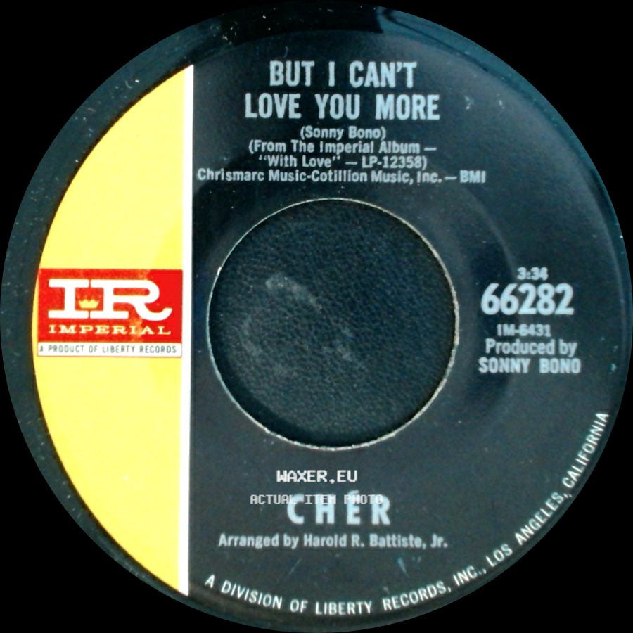 Chér / Cher - The Click Song Number One / But I Can't Love You More side B