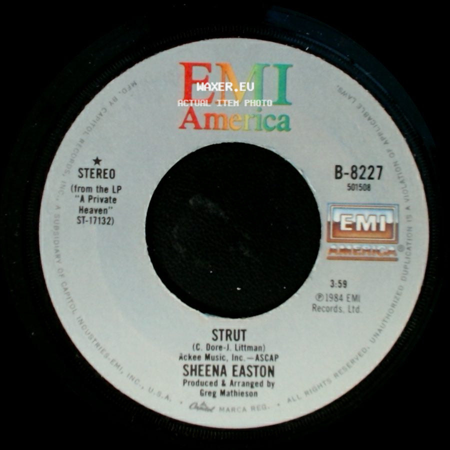 Sheena Easton - Letters From The Road / Strut side B