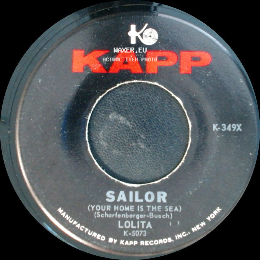 Lolita - La Luna (Quando La Luna) / Sailor (Your Home Is The Sea) side B