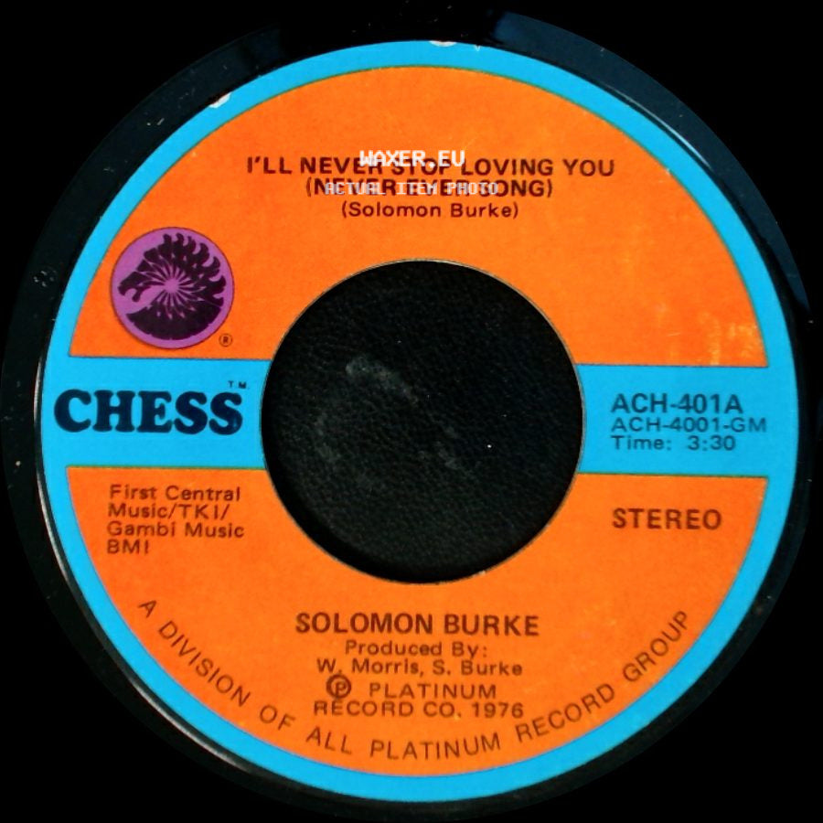 Solomon Burke - The Do Right Song / I'll Never Stop Loving You (Never Ever Song) side B