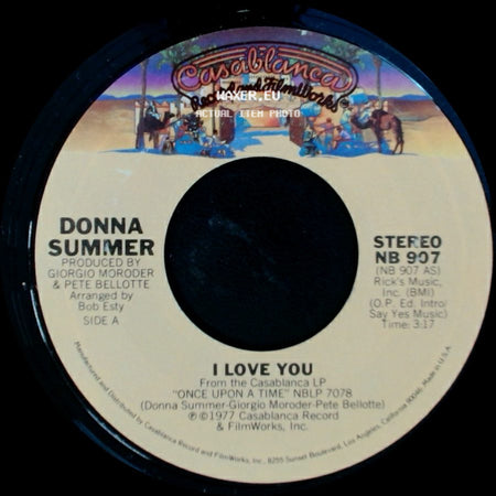 Donna Summer - I Love You / Once Upon A Time side A