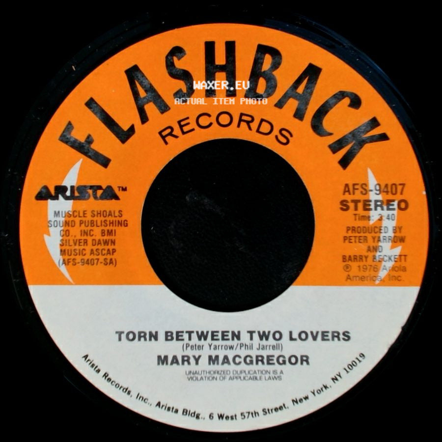 Mary Macgregor - Torn Between Two Lovers / I Just Want To Love You side A