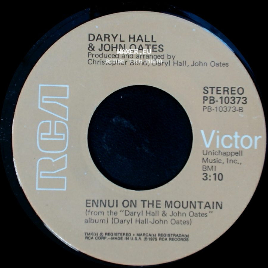 Daryl Hall & John Oates - Camellia / Ennui On The Mountain side B