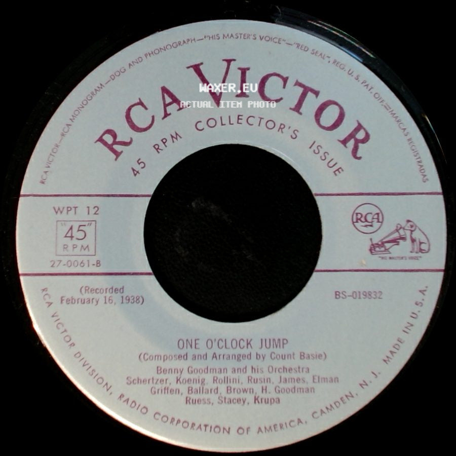 Benny Goodman And His Orchestra - Roll 'em / One O'clock Jump side B