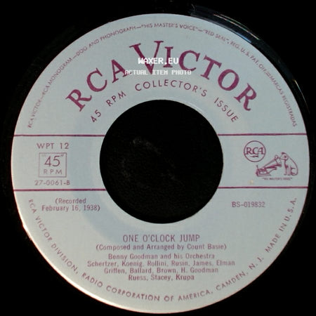 Benny Goodman And His Orchestra - Roll 'em / One O'clock Jump side B