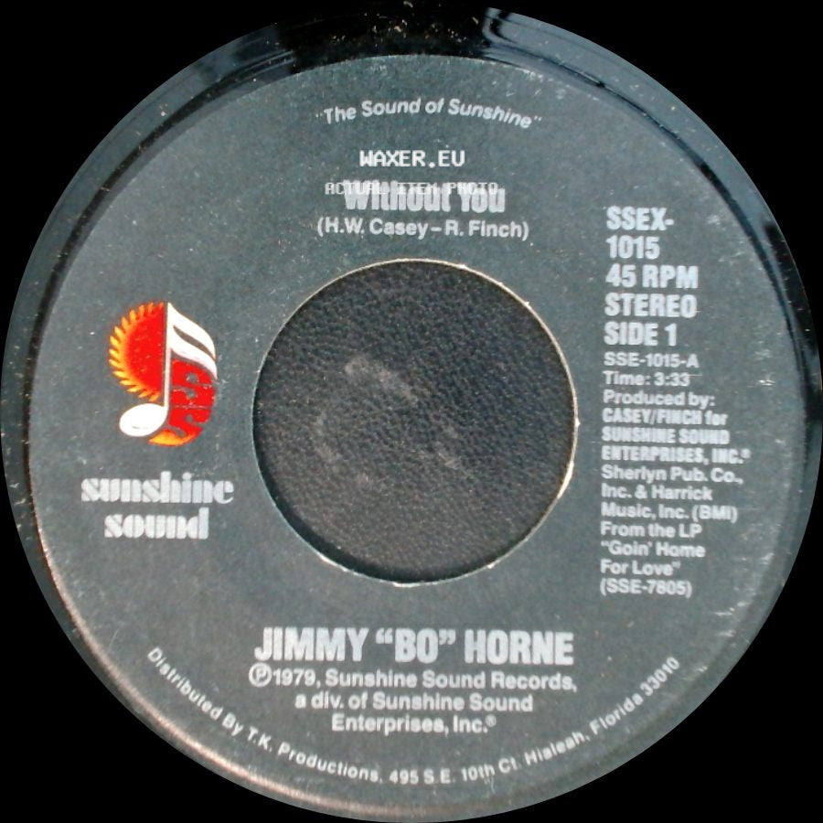 Jimmy "Bo" Horne - Without You / Goin' Home For Love side A