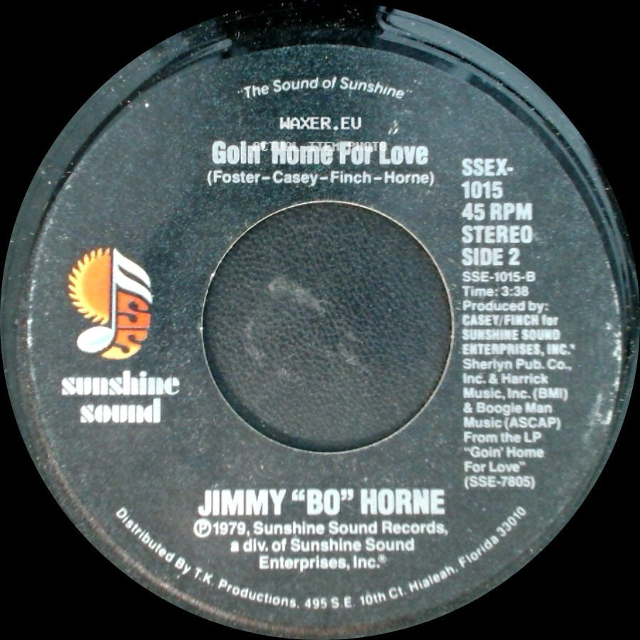 Jimmy "Bo" Horne - Without You / Goin' Home For Love side B