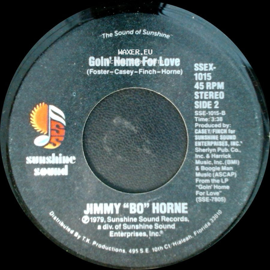 Jimmy "Bo" Horne - Without You / Goin' Home For Love side B