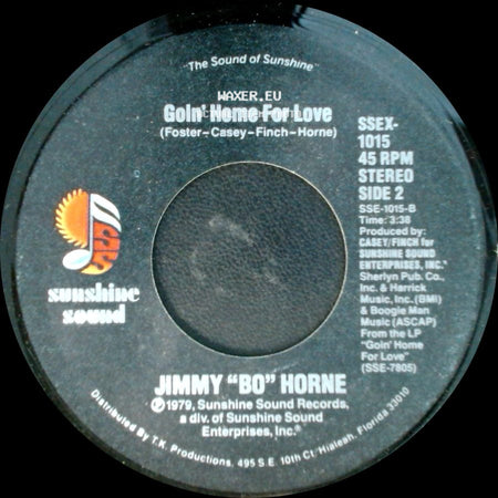 Jimmy "Bo" Horne - Without You / Goin' Home For Love side B