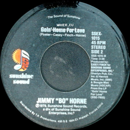 Jimmy "Bo" Horne - Without You / Goin' Home For Love side B